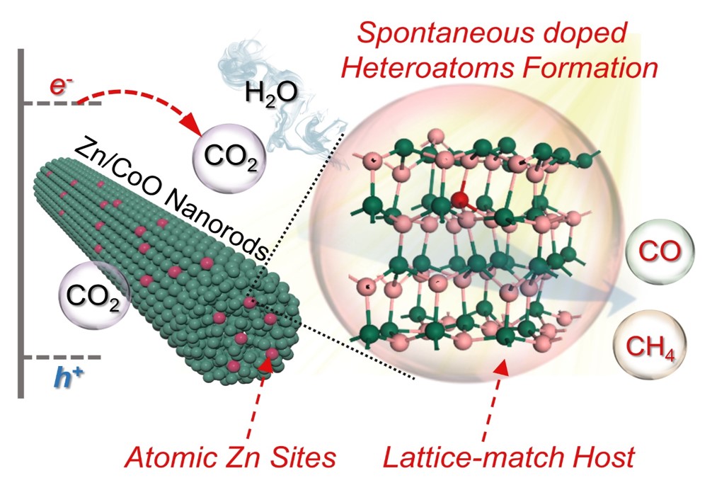 Spontaneous atomic sites wurtzite CoO nanorods